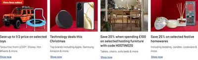 Department Stores offers in Sheffield | Christmas Gifts 2024 in Argos | 12/12/2024 - 26/12/2024