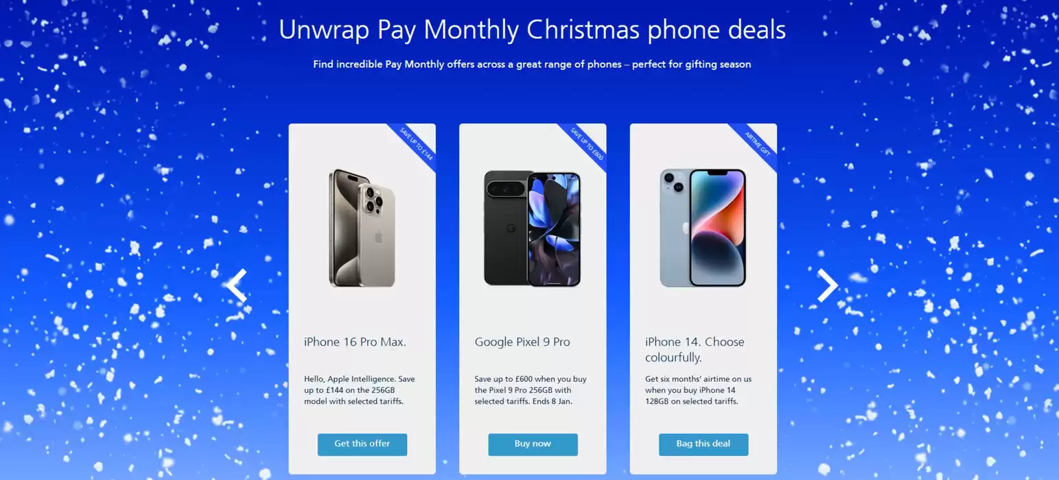 O2 catalogue in Derry | Christmas Phone Deals | 12/12/2024 - 24/12/2024