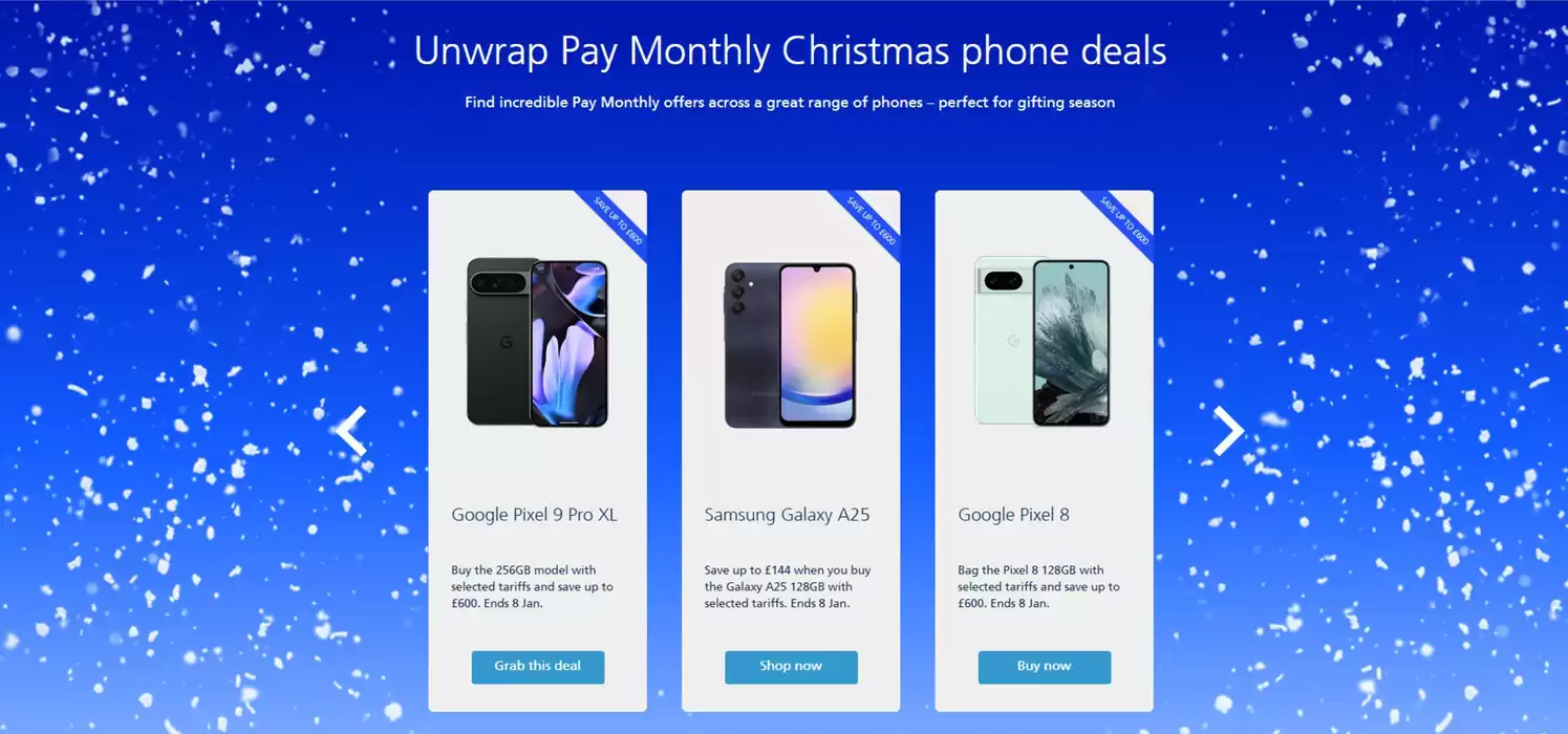 O2 catalogue in Derry | Christmas Phone Deals | 12/12/2024 - 24/12/2024