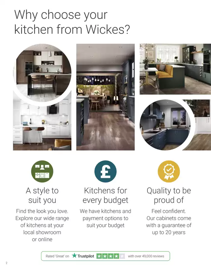 Wickes catalogue in Lichfield |  Wickes Kitchens Brochure | 16/12/2024 - 31/12/2024