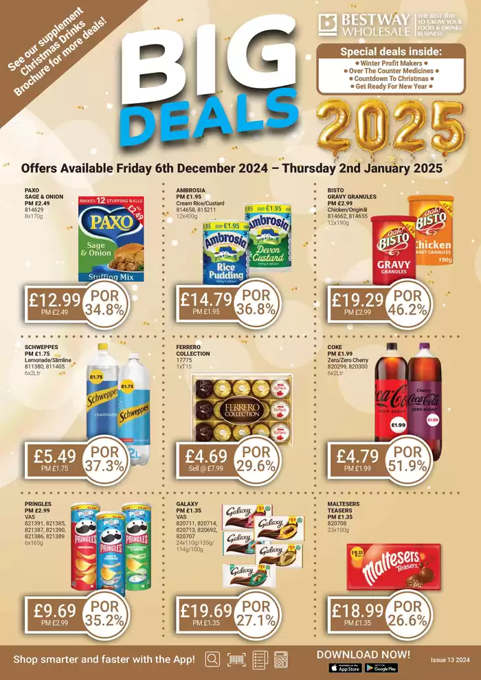 Bestway catalogue in Romford |  The Big Deals Brochure | 16/12/2024 - 02/01/2025