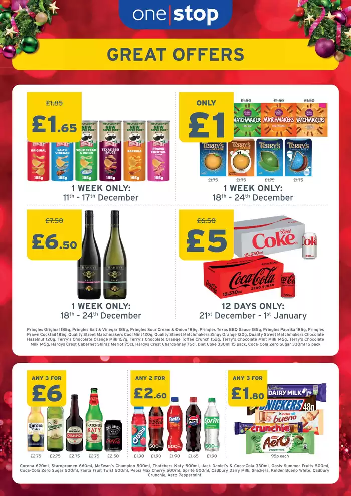 One Stop catalogue | Monthly Great Offers | 18/12/2024 - 31/12/2024