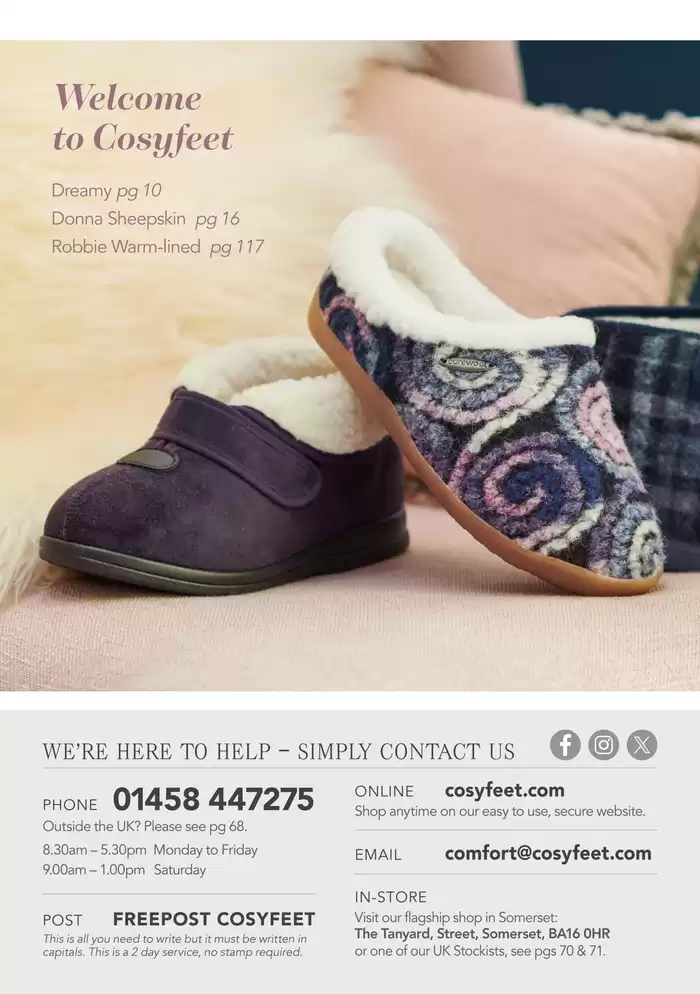 Cosyfeet catalogue | Winter 2024/2025 | 19/12/2024 - 31/01/2025