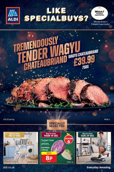 Aldi catalogue in Romford | Aldi weekly offers | 20/12/2024 - 03/01/2025