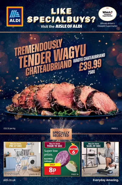 Aldi catalogue in Romford | Aldi weekly offers | 21/12/2024 - 04/01/2025