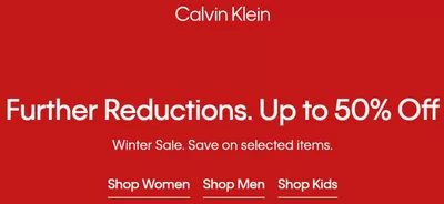 Clothes, Shoes & Accessories offers in Barking-Dagenham | Up To 50% Off in Calvin Klein | 23/12/2024 - 06/01/2025