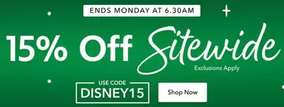 Toys & Babies offers in Ealing | 15-50% Off Storewide  in Disney Store | 24/12/2024 - 30/12/2024