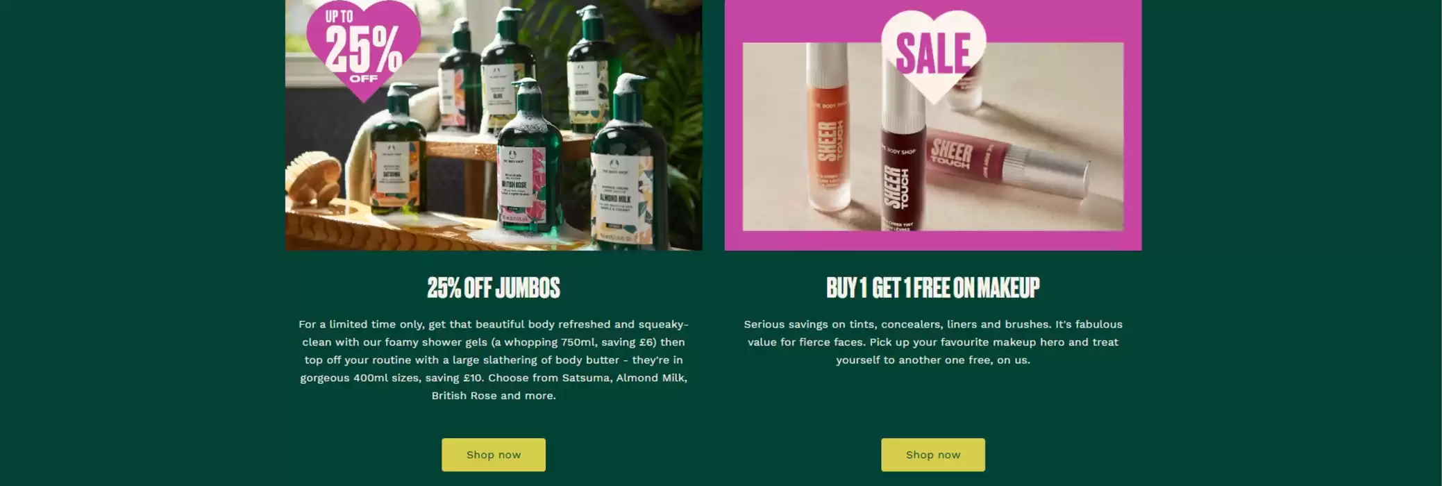 The Body Shop catalogue in Wakefield | Sale Now Live  | 24/12/2024 - 07/01/2025