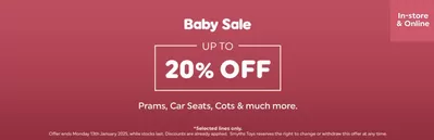 Toys & Babies offers in Darlington | Baby Sale  in Smyths Toys | 26/12/2024 - 13/01/2025