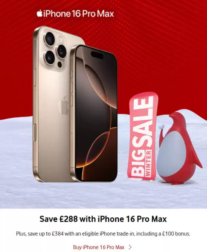 Vodafone catalogue in Sevenoaks | Sale | 26/12/2024 - 09/01/2025