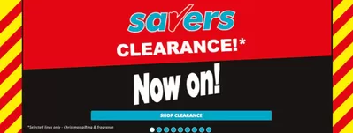 Pharmacy, Perfume & Beauty offers in Hammersmith | Savers Clearance ! Out Now in Savers | 26/12/2024 - 09/01/2025