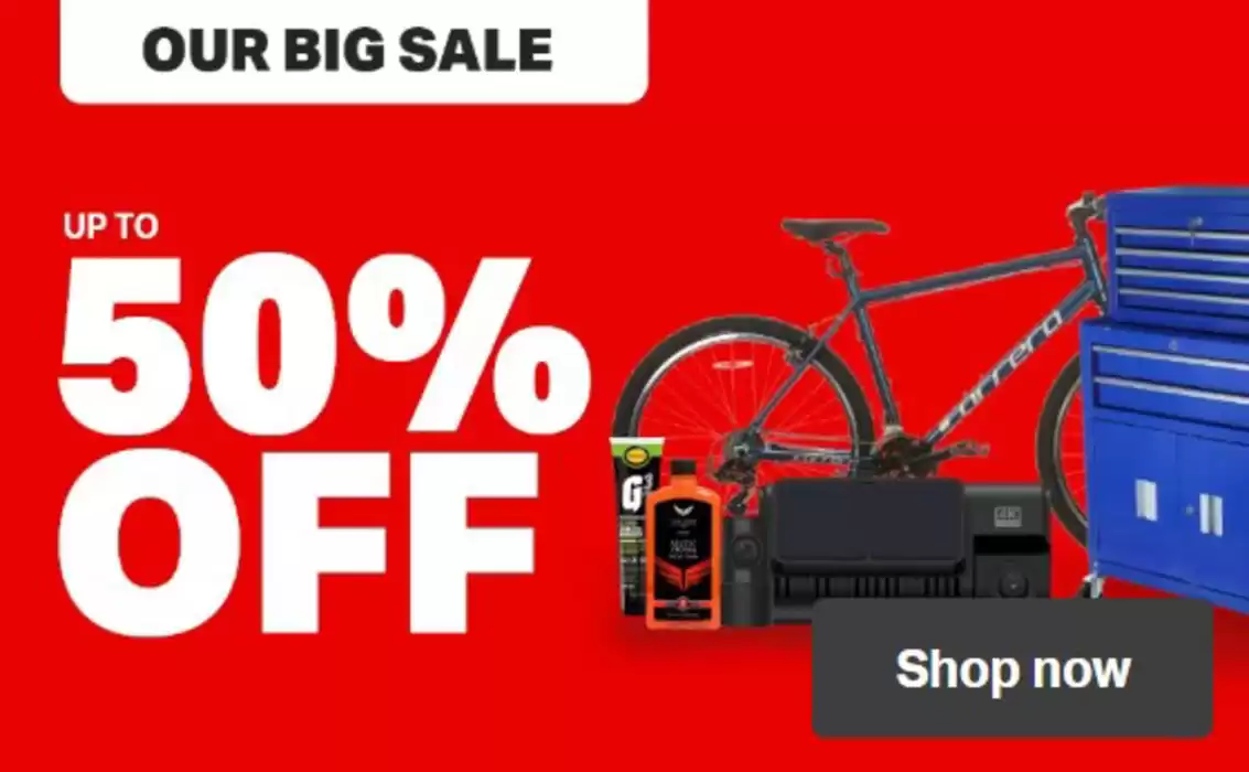 Halfords catalogue in Braintree | Our Big Sale | 26/12/2024 - 24/01/2025