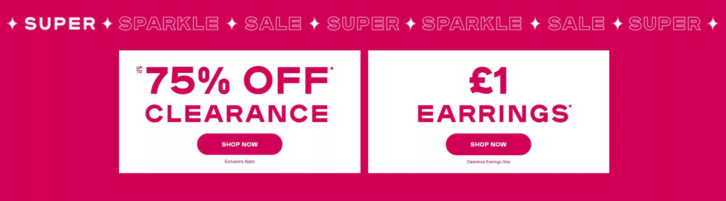 Claire's catalogue in London | Up To 75% Off  | 26/12/2024 - 09/01/2025