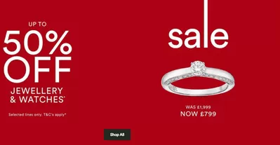 Clothes, Shoes & Accessories offers in Blackpool | Sale Up To 50% Off  in H. Samuel | 27/12/2024 - 10/01/2025