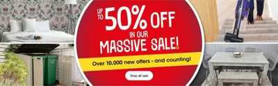 Department Stores offers in Margate | Up To 50% Off In Our Massive Sale! in Wilko | 27/12/2024 - 10/01/2025