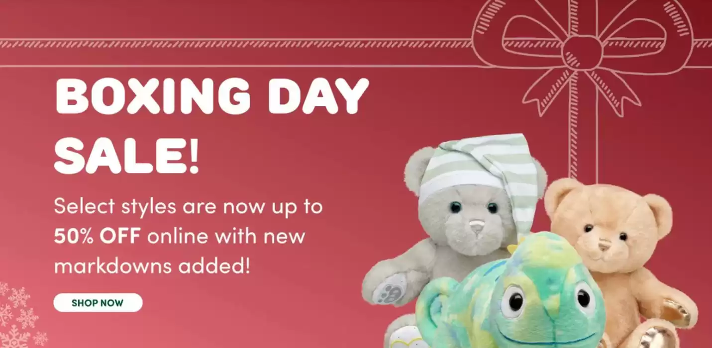 Build a Bear catalogue in Maidstone | Boxing Day Sale | 27/12/2024 - 31/12/2024