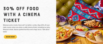 Restaurants offers in Paisley | Offers in Chiquito | 27/12/2024 - 10/01/2025