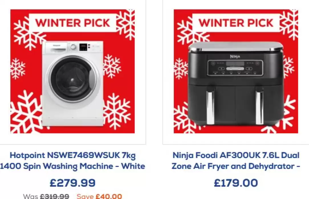 Euronics catalogue in Sheerness | Winter Picks  | 31/12/2024 - 21/01/2025