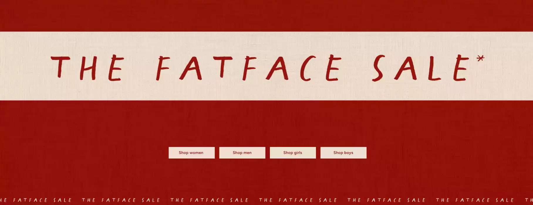 Fat Face catalogue in Stratford-upon-Avon | Sale | 31/12/2024 - 06/01/2025