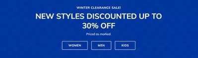 Clothes, Shoes & Accessories offers in Ferndown | 30% Off  in Skechers | 03/01/2025 - 17/01/2025