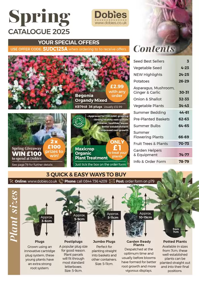 Dobbies Garden Centre catalogue | Spring Catalogue 2025 | 01/03/2025 - 31/05/2025