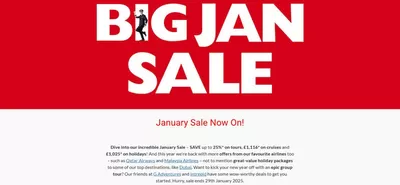 Flight Centre catalogue | Big Jan Sale | 08/01/2025 - 29/01/2025