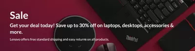 Electronics offers in Stornoway | Save Up To 30% Off On Laptops, Desktops, Accessories & More. in Lenovo | 14/01/2025 - 28/01/2025