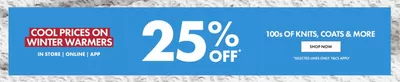 Clothes, Shoes & Accessories offers in Oxted | 25% Off  in Matalan | 16/01/2025 - 30/01/2025