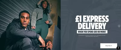 Sport offers | £1 Expres Delivery  in JD Sports | 17/01/2025 - 31/01/2025