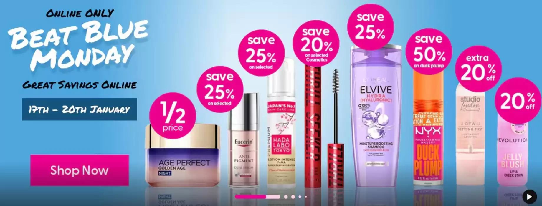 Superdrug catalogue | Beat Blue Monday  | 17/01/2025 - 20/01/2025