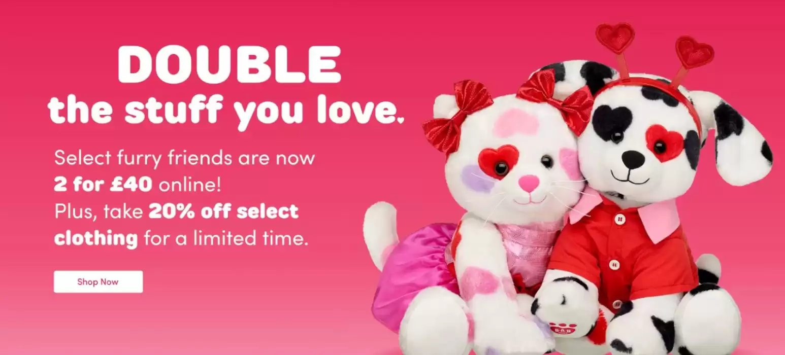 Build a Bear catalogue | Double The Stuff You Love  | 17/01/2025 - 31/01/2025