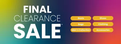 Clothes, Shoes & Accessories offers in Alnwick | Final Clearance Sale  in Moshulu | 17/01/2025 - 31/01/2025