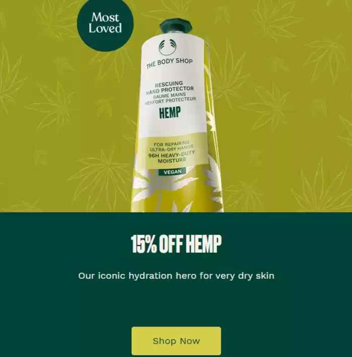 The Body Shop catalogue in Hounslow | 15% Off  | 21/01/2025 - 04/02/2025