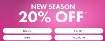 Clothes, Shoes & Accessories offers in Ivybridge | New Season 20% Off  in Ann Summers | 22/01/2025 - 05/02/2025