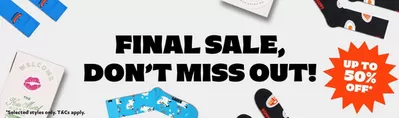 Clothes, Shoes & Accessories offers in Rugby | Final Sale  in Happy Socks | 22/01/2025 - 05/02/2025