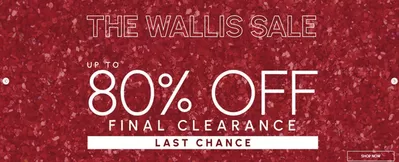 Clothes, Shoes & Accessories offers in Leicester | The Wallis Sale  in Wallis | 23/01/2025 - 31/01/2025