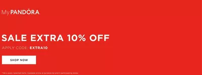 Clothes, Shoes & Accessories offers in St Helens | Sale Extra 10% Off in Pandora | 24/01/2025 - 07/02/2025