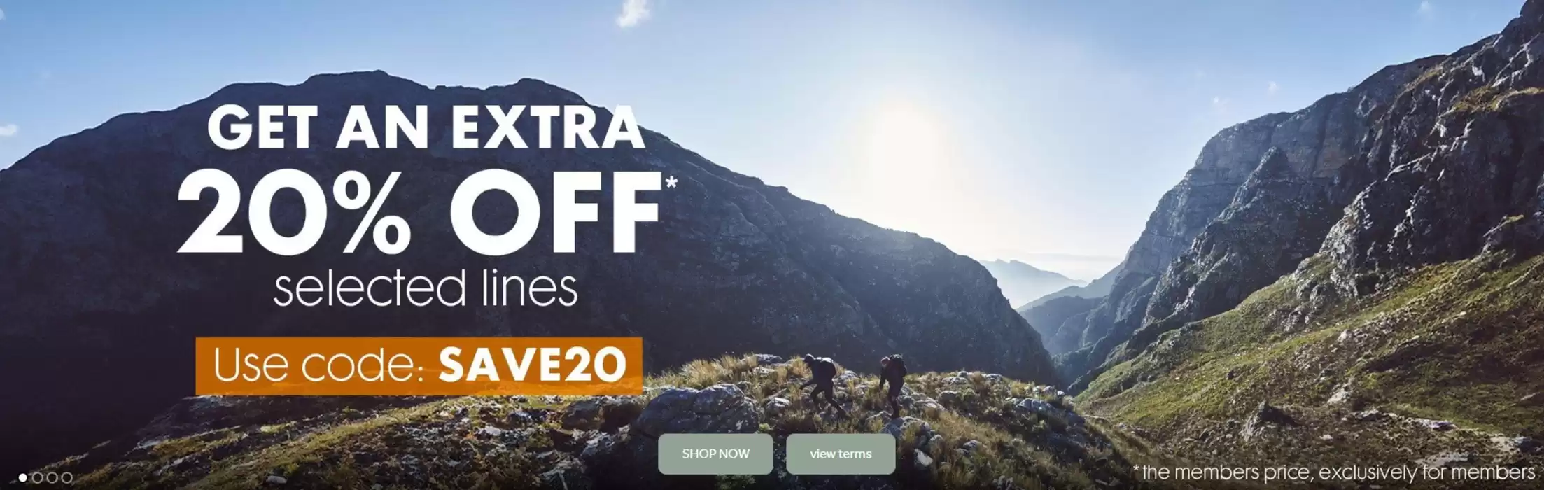 GO Outdoors catalogue in Pudsey | Get An Extra 20% Off  | 27/01/2025 - 10/02/2025