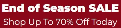 Clothes, Shoes & Accessories offers in Lichfield | End Of Season Sale in Evans | 27/01/2025 - 31/01/2025