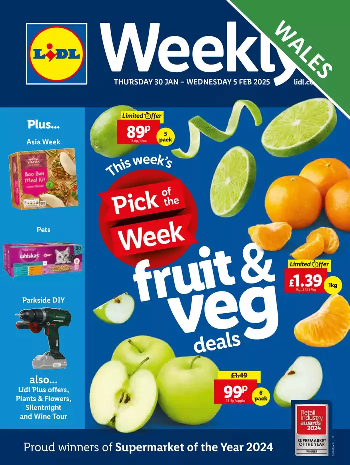 Lidl catalogue in Gillingham | Top deals for all customers | 30/01/2025 - 05/02/2025