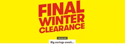 Clothes, Shoes & Accessories offers in Greenwich | Final Winter Clearance  in TK Maxx | 28/01/2025 - 11/02/2025