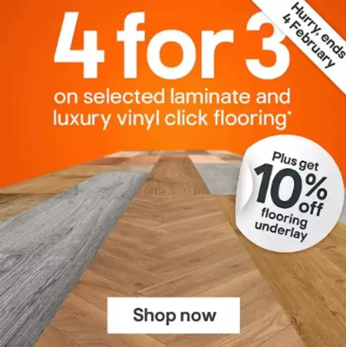 B&Q catalogue in Eastbourne | 10% Off  | 30/01/2025 - 04/02/2025