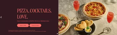 Restaurants offers in Baildon | Valentine's Menu in Pizza Express | 31/01/2025 - 14/02/2025