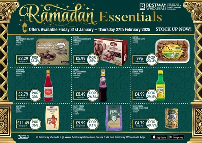 Bestway catalogue in Newcastle-under-Lyme | Ramadan Essentials | 31/01/2025 - 27/02/2025