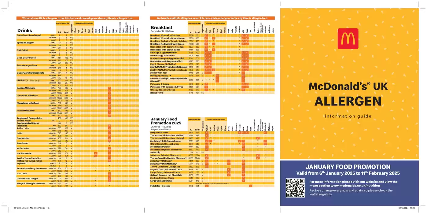 McDonald's catalogue in Sutton | January Food Promotion  | 31/01/2025 - 11/02/2025