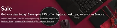 Electronics offers in Warwick-on-Eden | Save Up To 45% Off in Lenovo | 03/02/2025 - 17/02/2025