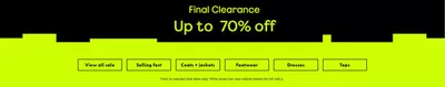 Clothes, Shoes & Accessories offers in Derry | Up To 70% Off in ASOS | 04/02/2025 - 09/02/2025