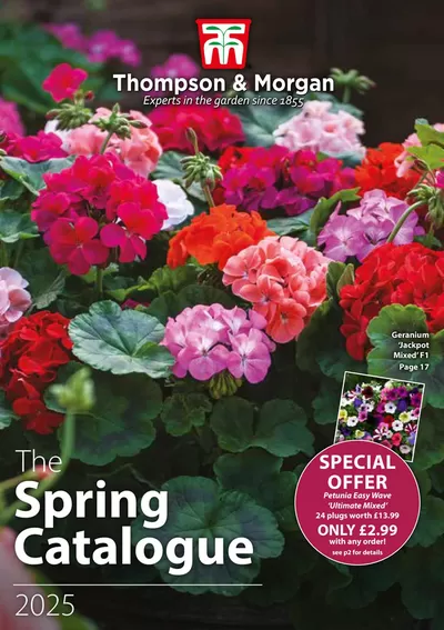 Garden & DIY offers in Malton | The Spring Catalogue 2025 in Thompson & Morgan | 05/02/2025 - 31/03/2025