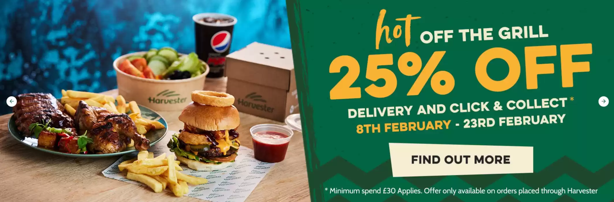 Harvester catalogue in Leeds | 25% Off  | 08/02/2025 - 23/02/2025