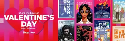 Books & Stationery offers in Redhill | Valentine's Day in WHSmith | 07/02/2025 - 14/02/2025